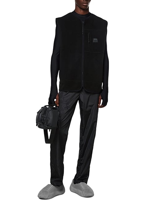 UNISEX FLEECE VEST BLACK 5