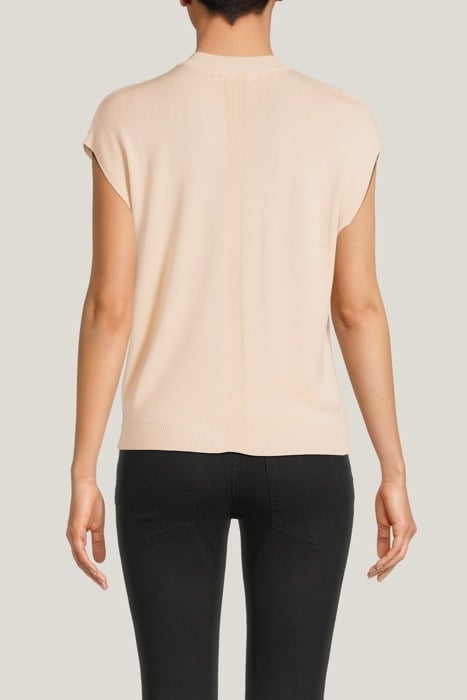 WOOD SLEEVELESS TOP CHAMPAGNE 2