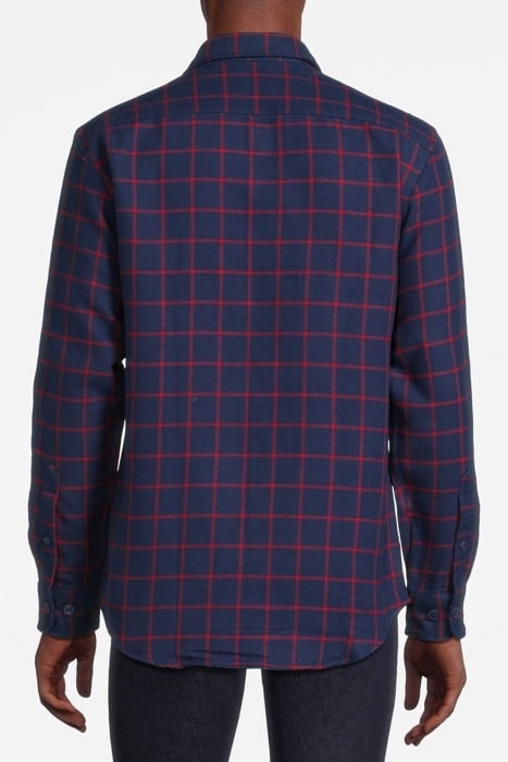 CHECK OVERSHIRT BLACK IRIS (NAVY) 2