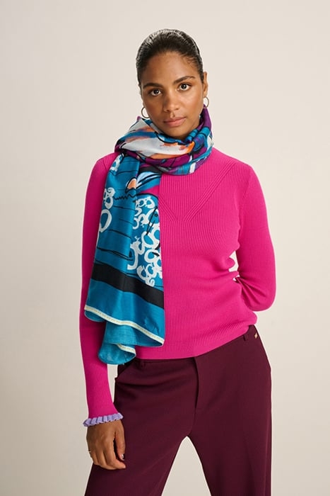 SHAWL - PRIDE ROYAL BLUE 2