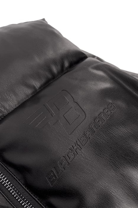 FAUX LEATHER BODYWARMER BLACK 6