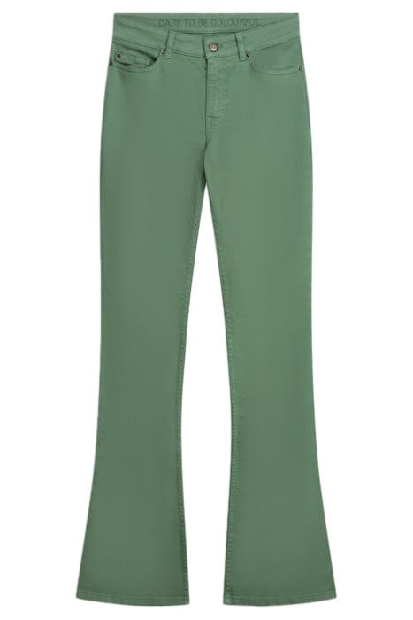 JEANS - KATE FLARE MYTHICAL GREEN 3