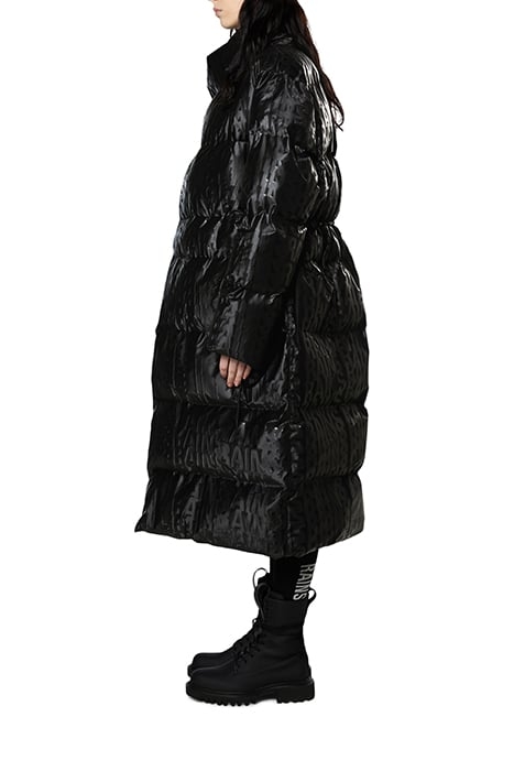 UNISEX PUFFER COAT BLACK MONOGRAM 4