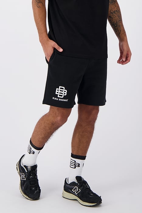 STRIPE SWEATSHORTS BLACK 4
