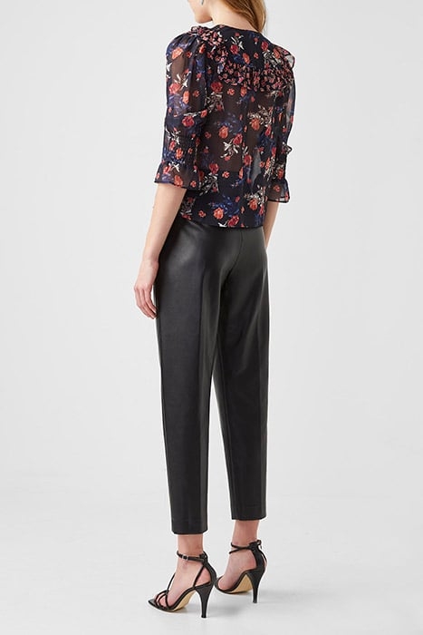 ELLA ROSE RECYCLD LACE MX SHRT UTILITY BLUE MULTI 2