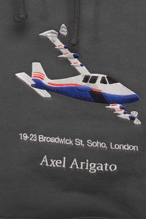 WORLDWIDE HOODIE FADED BLACK 5