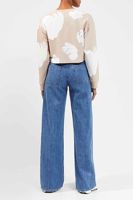 PERI AIMEE JERSEY TOP CEMENT MULTI 2