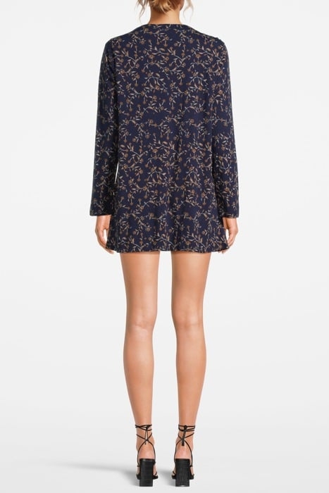 HALLIE JERSEY TUNIC NAVY MULTI 2