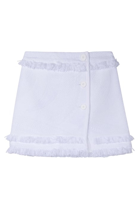NIRAZ MINI SKIRT IN WHITE 1