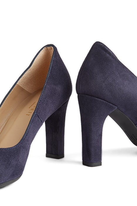 TESS BLOCK HEEL PUMP NAVY 4