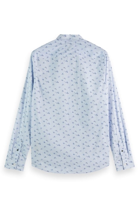 SLIM FIT ALLOVER PRINT SHIRT NAVAL FLAG AOP 2