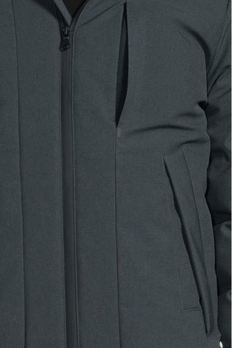 TARMAC NYLON WATERPROOF BREATHABLE PADDED JACKET BITUMEN 4