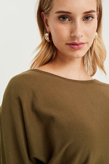 DRESS MID LENGTH DARK GREEN 4