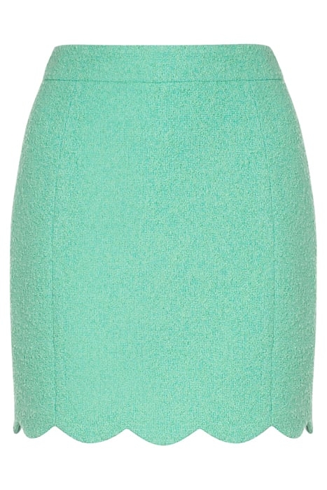TWEED MINI SKIRT BLUE 3