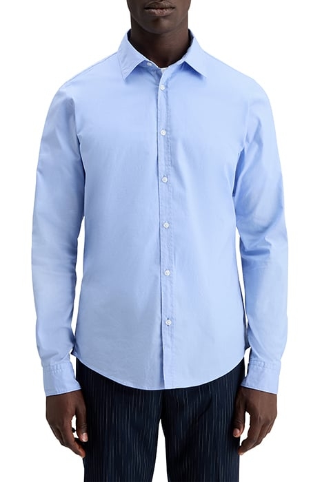 ESSENTIAL POPLIN SHIRT OCEAN MIST 1