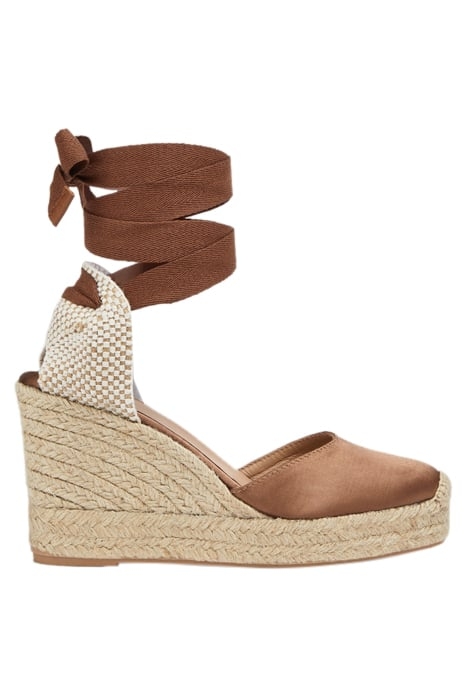 CS ESMERELDA WEDGE SANDAL LIGHT BROWN 1