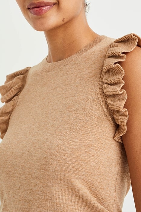 KNITTED PULLOVER BEIGE 6
