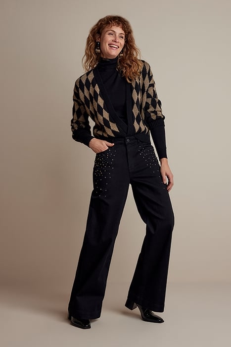 25YEARS: WIDE LEG JEANS BLACK BLACK REACTION DENIM BLACK DEN 4