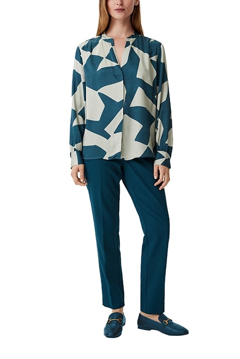 COMMA BLOUSES BLUE GREEN 3