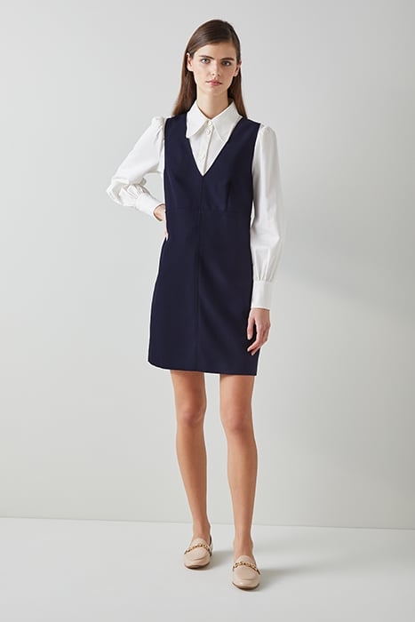 DR MARINER PINAFORE DRESS NAVY 3