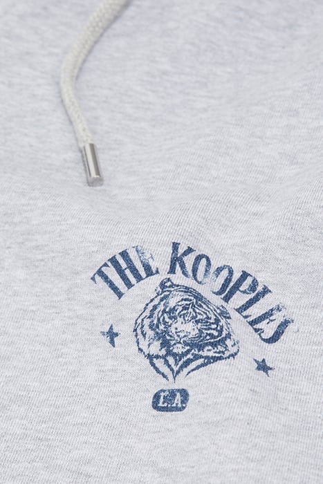 ELASTIC JOGGING JOGGERS PRINT FRONT GREY 6