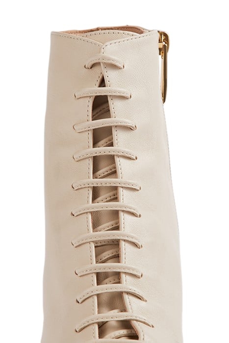 ARABELLA OPEN LACE BOOT ECRU 4
