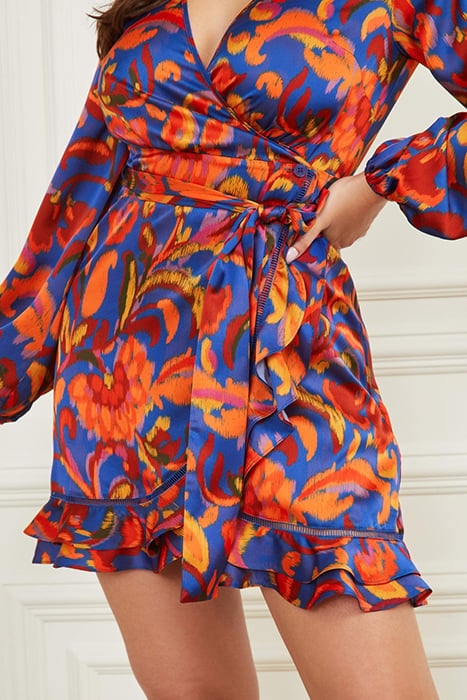 BETTY BLUE WRAP DRES BETTY BLUE PRINT 6