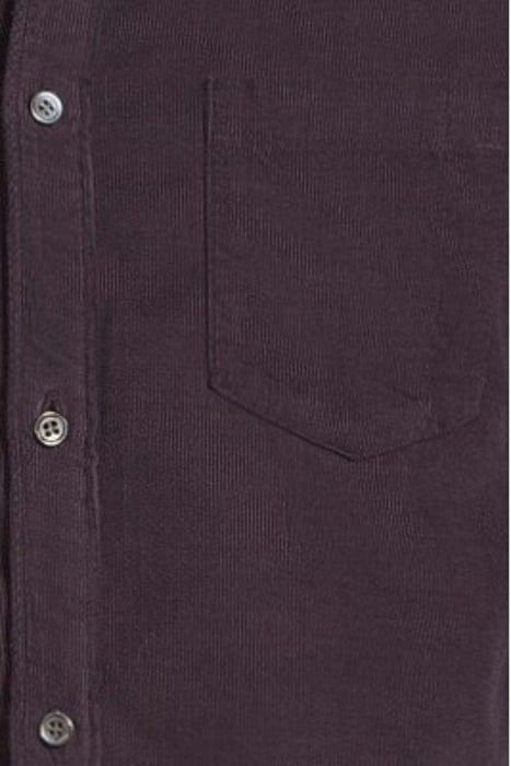 DARK PLUM NEEDLECORD REGULAR SHIRT DARK PLUM 5