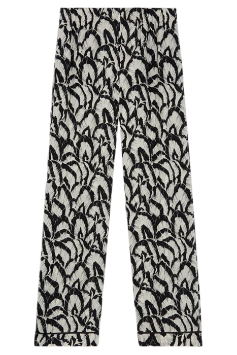 ELASTIC WAIST TROUSERS WITH ONE BACK POCKET DETAIL OFF WHITE 3