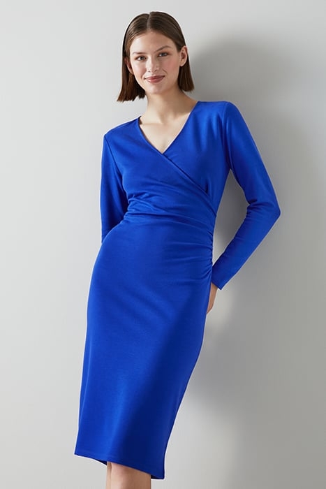 DR ALEX - FIED WRAP PONTE BLUE 1