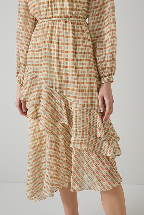 DR BEA BLOCK PRINT DRESS MULTI 4