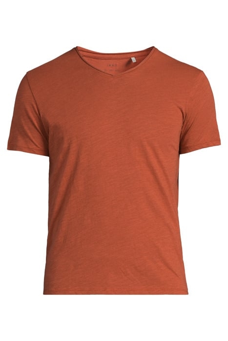 BRICK ESSENTIAL V-NECK T-SHIRT BRICK 3