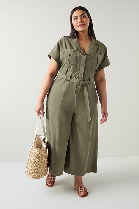 DR ISLA UTILITY JUMPSUIT KHAKI 3