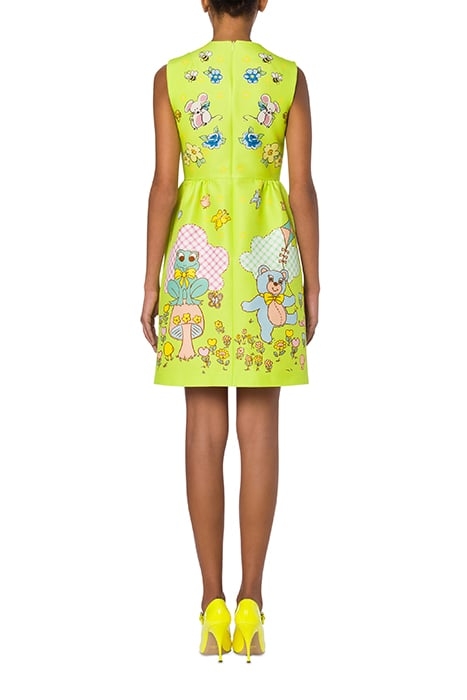 DUCHESS BABY BLANKET PRINT DRESS GREEN 2