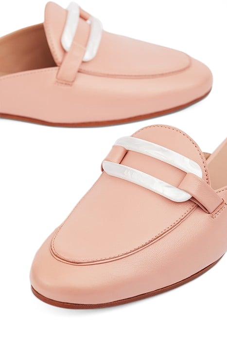 FL EVELYN BACKLESS LOAFER PINK 4