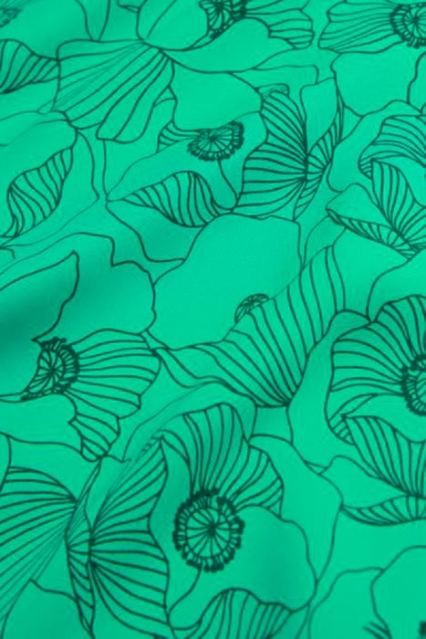 LONG DRESS WITH SHORT SLEEVES WITH BACKLESS GREEN 7