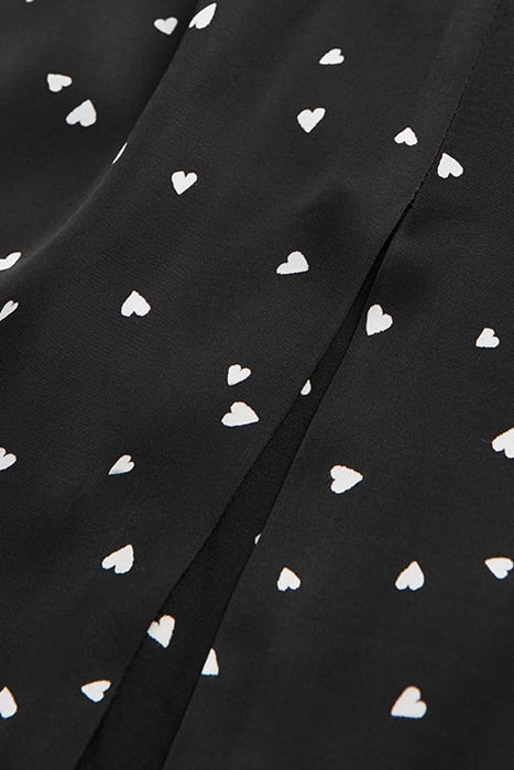 SHORT DRESS LITTLE HEARTS BLACK BLACK 7