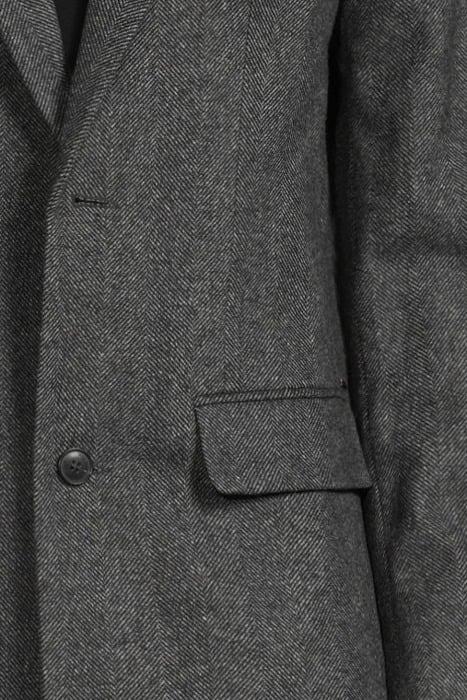 CHARCOAL SEMI-PLAIN COAT ANTHRACITE 4
