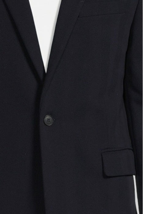 NAVY TEXTURED KNIT JACKET NAVY 4