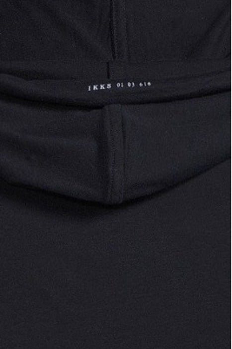 MEN'S BLUE ORGANIC HOODED T-SHIRT NAVY 5