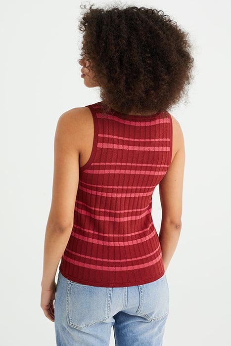 KNITTED PULLOVER LIGHT RED 2