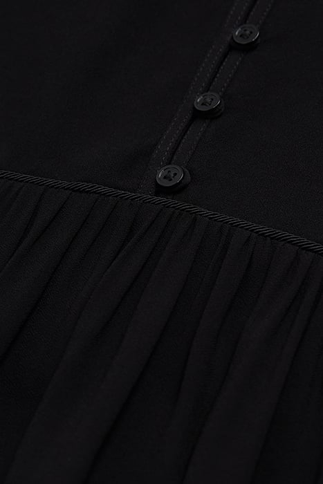 SHORT LONG-SLEEVED DRESS WITH TRIBES BLACK 2