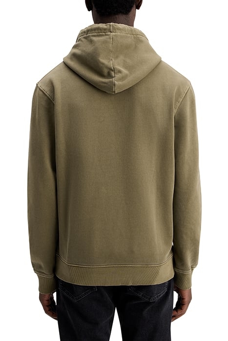 GARMENT-DYED LOGO HOODIE ALGAE 2