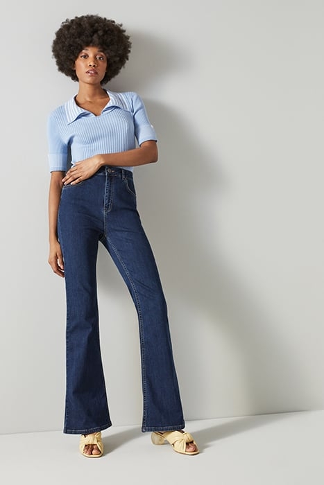 TR CORA FLARE JEAN INDIGO 5
