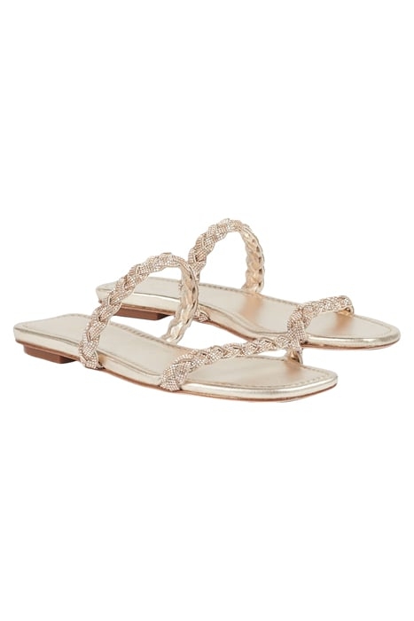 FS RIA FLAT SANDAL GOLD 2