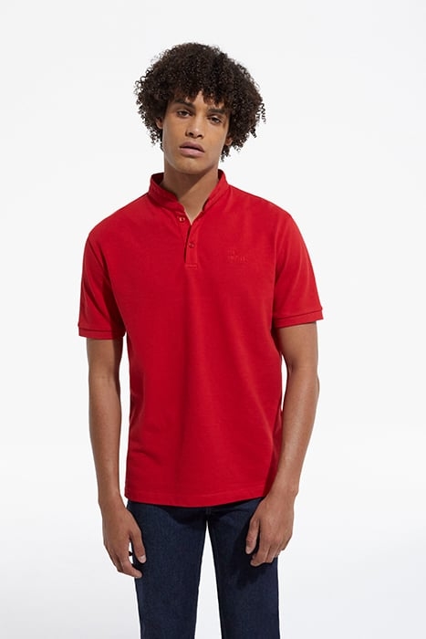 SHORT-SLEEVED POLO SHIRT TANGO RED 1