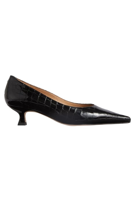DAKOTA - POINTED CROC EFF BLACK 1