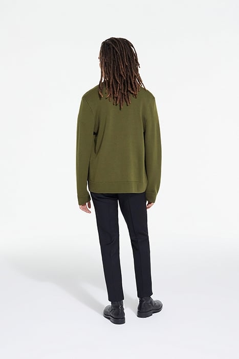 CARDIGAN WITH POINT DETAILS KAKI 4