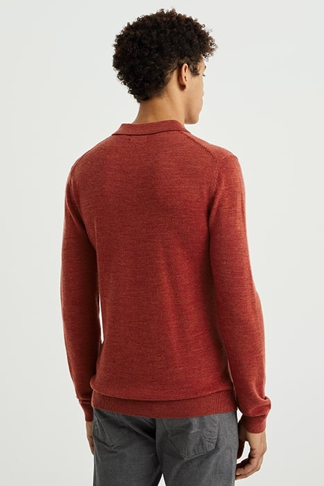 PULLOVER VINTAGE RED 2