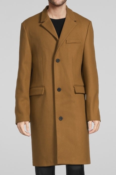 3 BUTTON SINGLE BREASTED COAT CAMEL 1